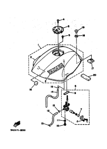 YSR80 YSR80D Tank fuel
