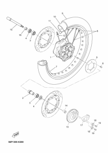 XT660Z (ABS) Transom + tube