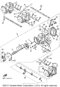 FZR400U Карбюратор