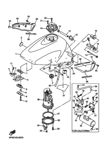 YZF-R1S Tank fuel