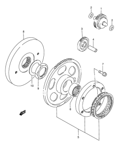 LS650 Муфта стартера