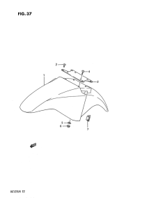 RG125 Переднее крыло
