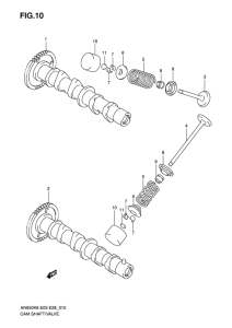 AN650 (ABS) Распредвал  /  клапан