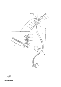 TZR50 Bomba de freno delantero