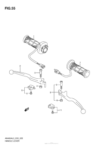 AN400 (ABS) Handle Lever (An400Zal3 E28)