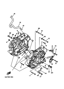 XV250S Картер двигателя