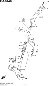 VZR1800 Steering Stem (Vzr1800Bzl7 E28)