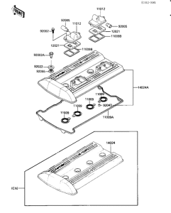 ZG1000 Крышка головки цилиндров