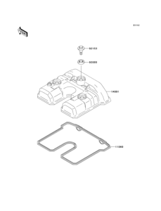  Крышка головки цилиндров