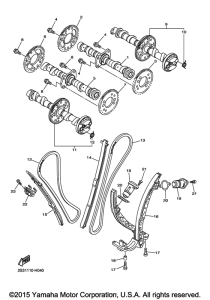 VMX17 Цепь механизма газораспределения