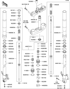 ZR1000 Front fork(1 / 2)