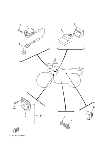 YB125SPD Электрика 2