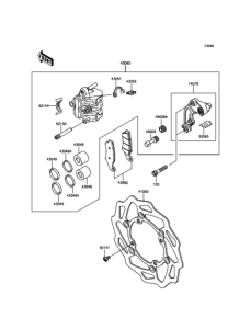 フロントブレーキ
