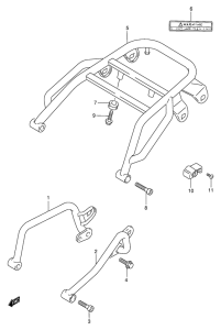 DR650 Grip - carrier