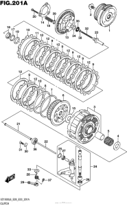VZ1500 Сцепление