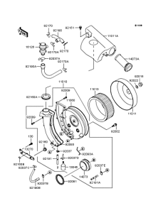 VN400 Воздушный фильтр