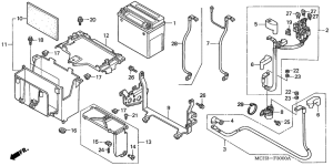 VTX1800C Аккумулятор