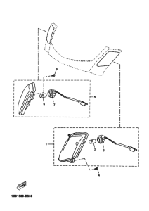 YP125R Проблесковый световой сигнал
