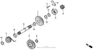 CR125R Кик стартер