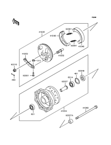  Переднее колесо