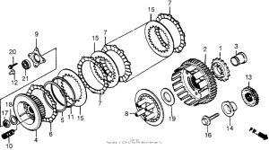 VT500C Сцепление