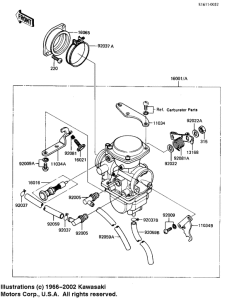 KL250 Carburetor assy