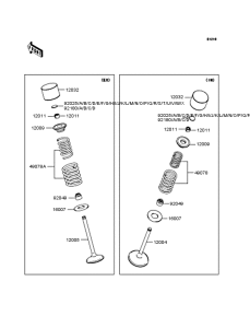  Rocker arms / valves