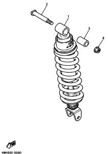 GTS1000A GTS1000AF Задняя подвеска