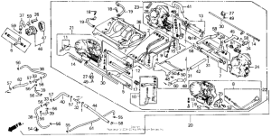 VFR750R Carburetor (assembly)