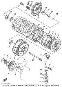 XV535LC Сцепление