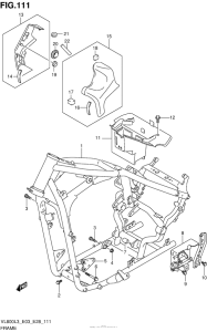 VL800 Frame (Vl800Cl3 E28)