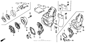 CR125R Air cleaner 85-89