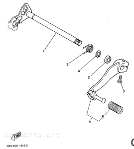 DT125 Переключение скоростей