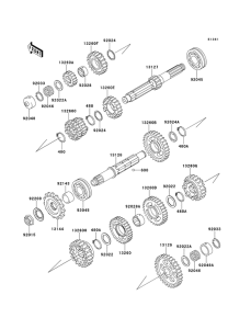 ZX1100 Трансмиссия