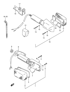 DR250 Поворотники