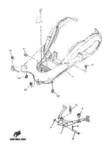 YN50R Stand. footrest