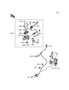 ZR800 Главный тормозной цилиндр
