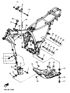 XTZ660 (35.3KW) Рама