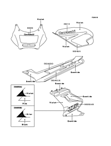EX250 Наклейки