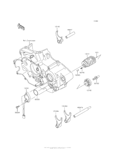  Валы и вилки переключения передач