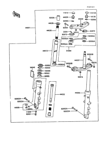 ZG1000 Передняя вилка