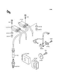 ZR250 Катушка зажигания