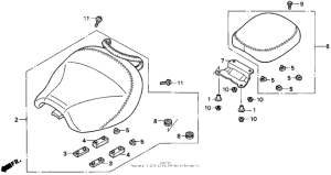 VT1100C2 Vt1100c2seat 95-97