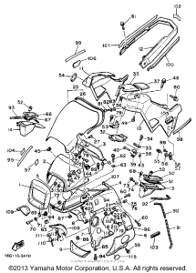 XJ650LJ Обтекатель