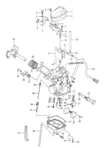 DR350 Carburetor assy