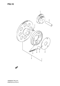 GS500 Муфта стартера