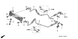 VFR800 (ABS) Масляный радиатор