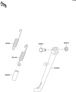 EL250 Подножка