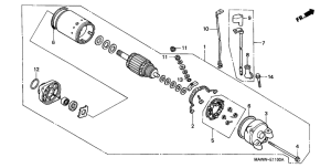 XL600V Стартерный мотор