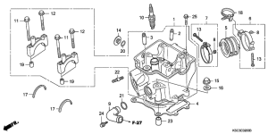  Головка цилиндров